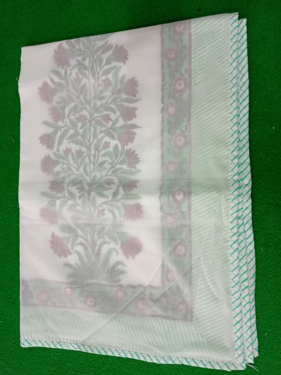 Indian Block Printed Cotton Single Dohar Age Group: Children