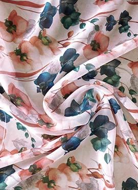 Swiss Cotton Digital Prints - 20 Meter Multicolour Digital Printed Polyester Fabric