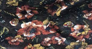 Velvet Digital Print - Material Polyester, Width 56 Inches | Features Washable, Printed Texture, Suitable For Suits & Sarees