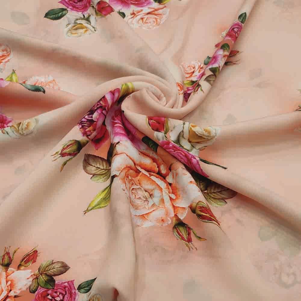 Georgette Digital Prints - 44 Inches Wide 85 Grams/meter Relaxingly Breathable And Bouncy Drape Fabric For Apparels