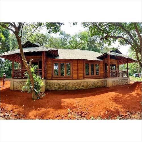 Modular Bamboo Hut - Bamboo Material , Antique Style, Spacious Design With Superior Airtightness For Versatile Commercial Applications