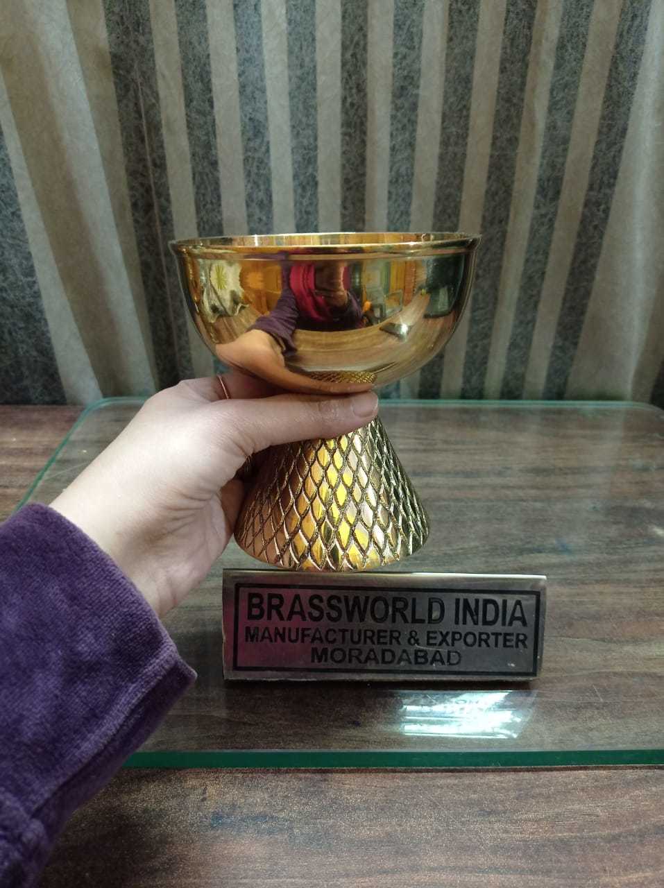 Brass Large Size Chalice And Paten Church Supplies