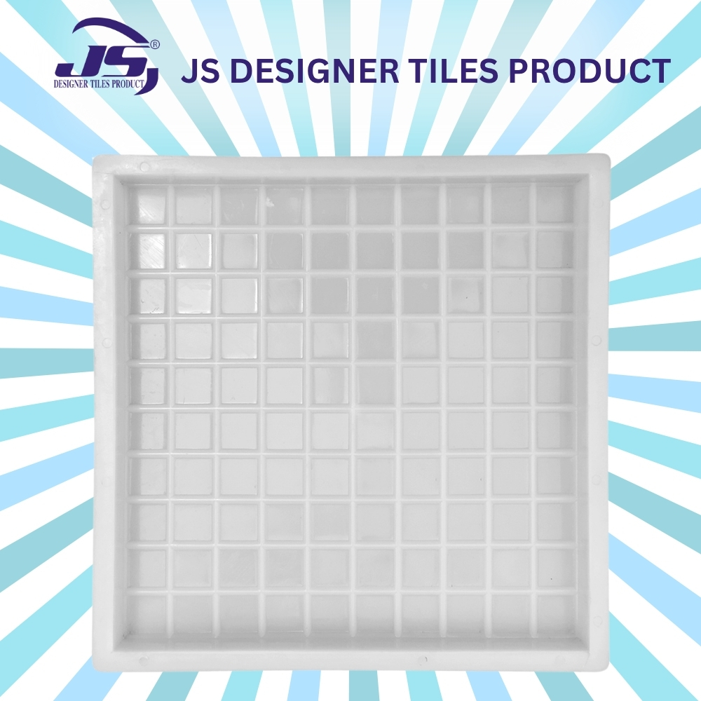 सिंथेटिक सिलिकॉन प्लास्टिक चेकर्ड टाइल्स मोल्ड