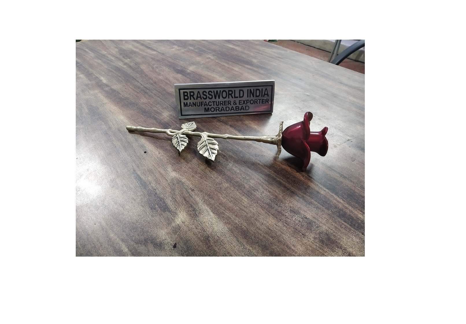 Brass Rose Keepsake Urn