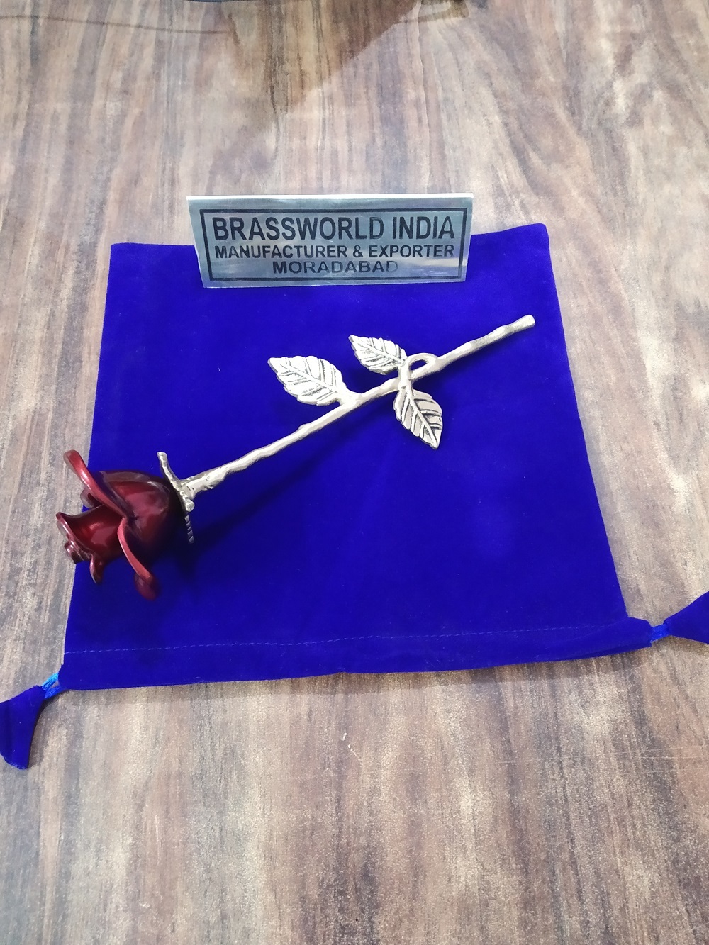 Brass Rose Keepsake Urn