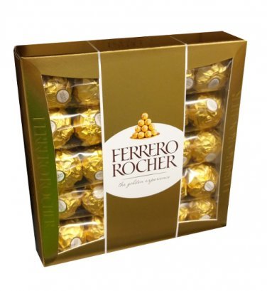 Ferrero Rocher - 300g X 4, Chocolate & Hazelnut, Elegant Packaging, Perfect Gift, Delicious Filling, Individual Treats, Brand Recognition