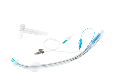Endobronchial Tube - Anatomically-Correct Design with High Volume/Low Pressure Cuff , Color-Coded Pilot Balloons and Double Swivel Connections