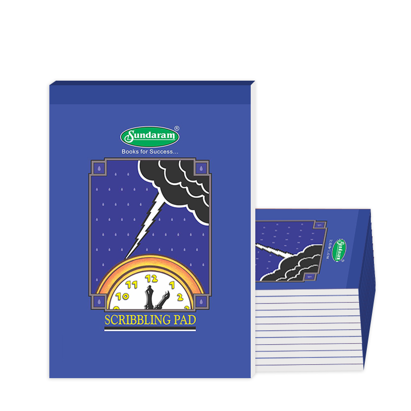 Scribbling Pad 1/16 80 Pages Top Binding