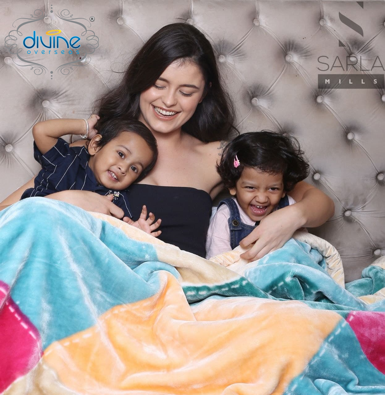 Jalsa Cloudy Blanket - 100% Polyester, Full Size 23x18.5 Inches | Luxurious Soft Mink, Multi-color Printed Design, Ideal For Adults & Children