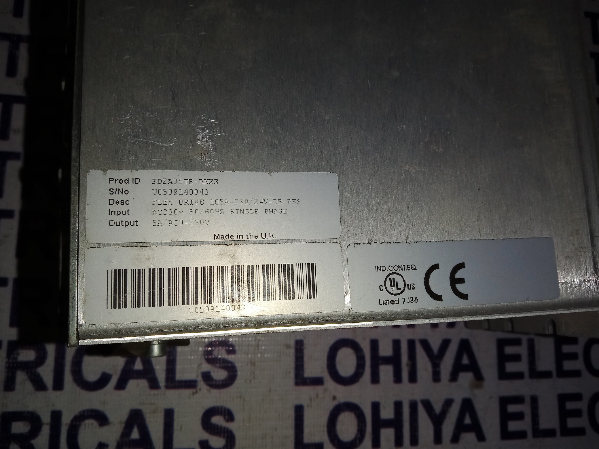 Baldor Servo Drive Fd2a05t8-rn23