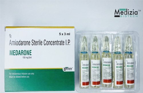 Amiodarone Injection - Liquid Formulation, Dosage As Directed By Doctor | Recommended For Adults, Teenagers, Children, Women, Aged Persons