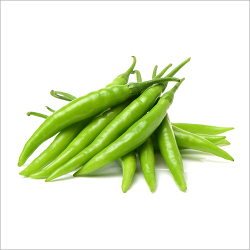 Green Chillies - Small Elongated Green Peppers | Firm Texture, Ideal for Spice Lovers