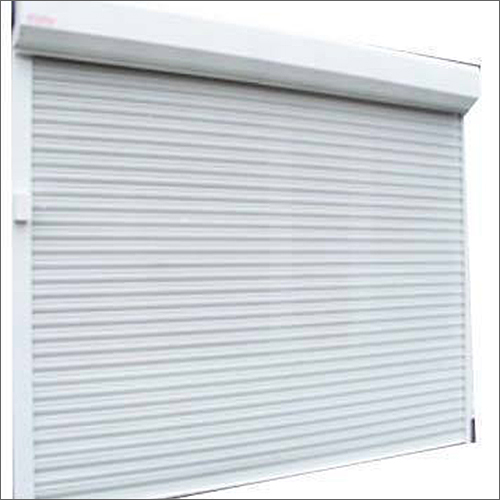 Manual Rolling Shutter - Aluminium, 9 to 12 Feet, Paint Coated, Rectangular | Vertical Opening Pattern, Rolling Style, 1-7mm Thickness