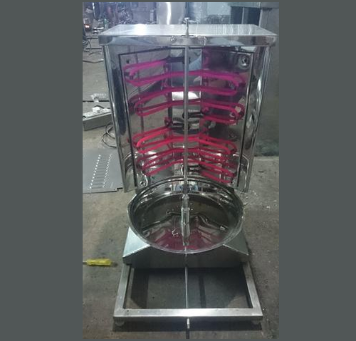 Chicken Shawarma Machine - Stainless Steel, 40x40x80cm | Even Cooking, Fast Roasting, Easy Operation, Durable Design, Space Saving