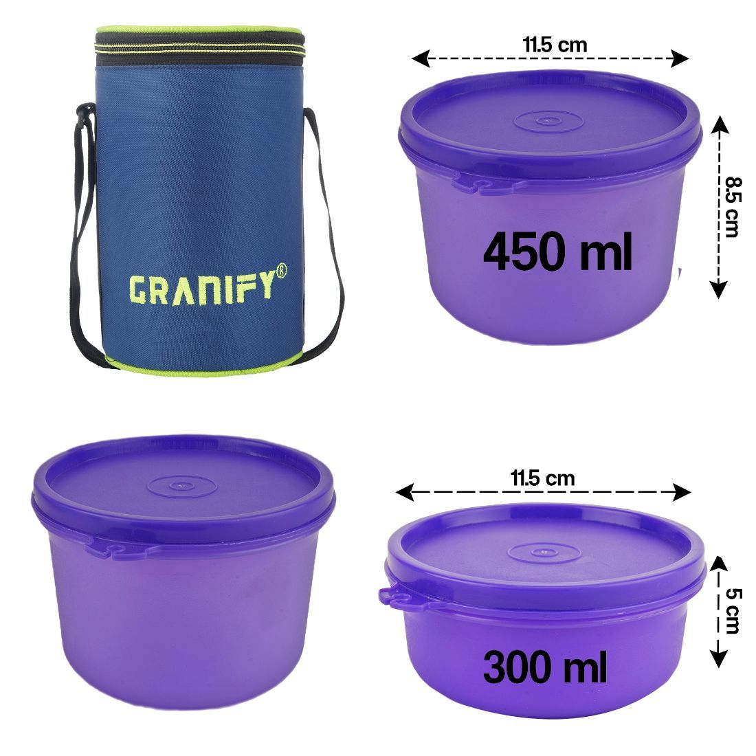 Purple Lunch Box Gt-5002