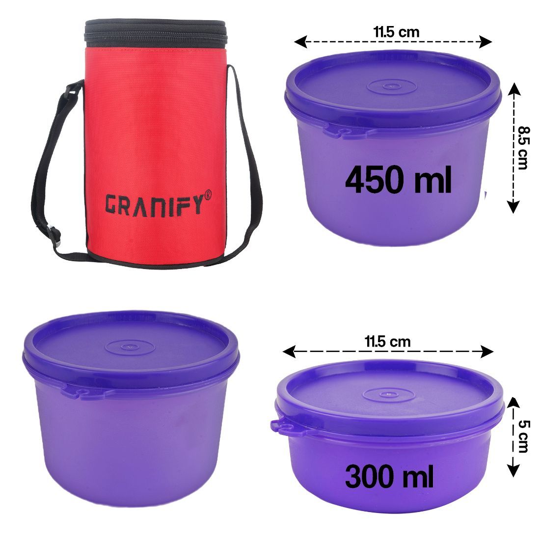 Purple Lunch Box Gt-6002