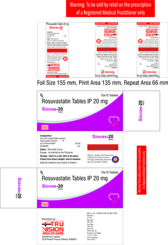 Rosuvastatin Tablet - 5/10/20/40 mg Dosage, 10x10 Tablets Blister Pack | Active Ingredient: Rosuvastatin, Medicine Grade Form for Hyperlipidemia Management