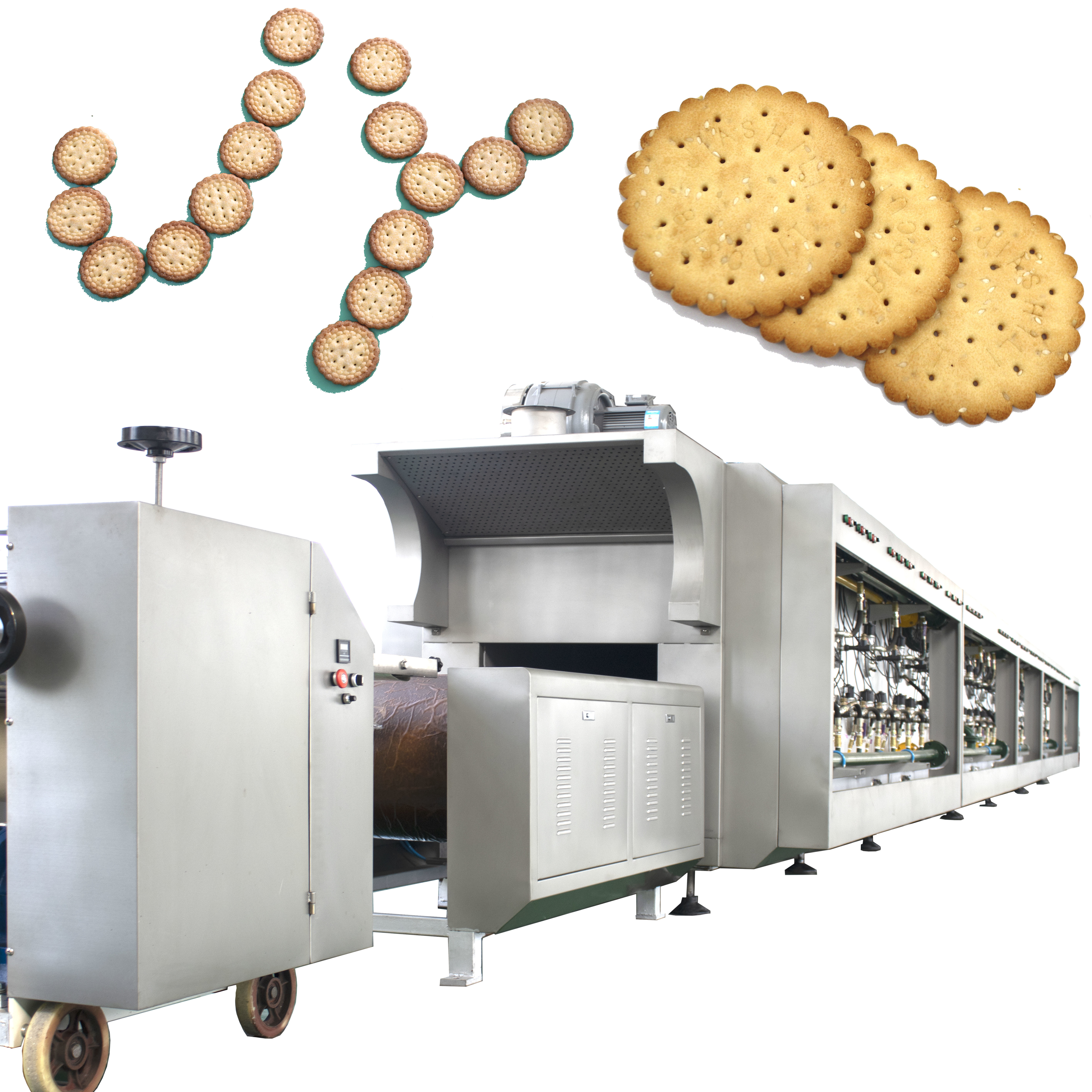 Biscuit Baking Oven - Stainless Steel, Fully Automatic, 220-240 Volt | Unique Gas And Electric Heating Profiles With Advanced Air Circulation