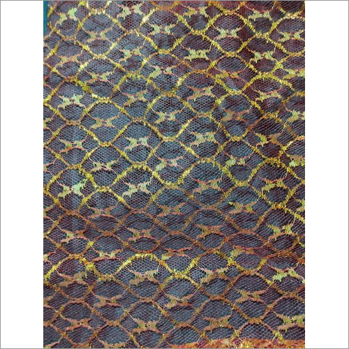 विभिन्न रंगों में उपलब्ध राहेल नेट ज़री फ़ैब्रिक