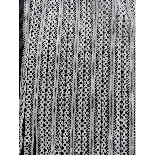 Nylon Net Lace - Embroidered Pattern, One-sided Design, Available In Various Sizes