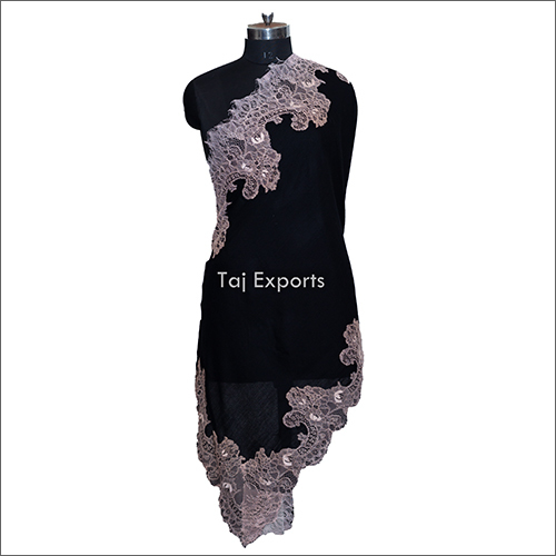 Wool Lace Work Fancy Shawls