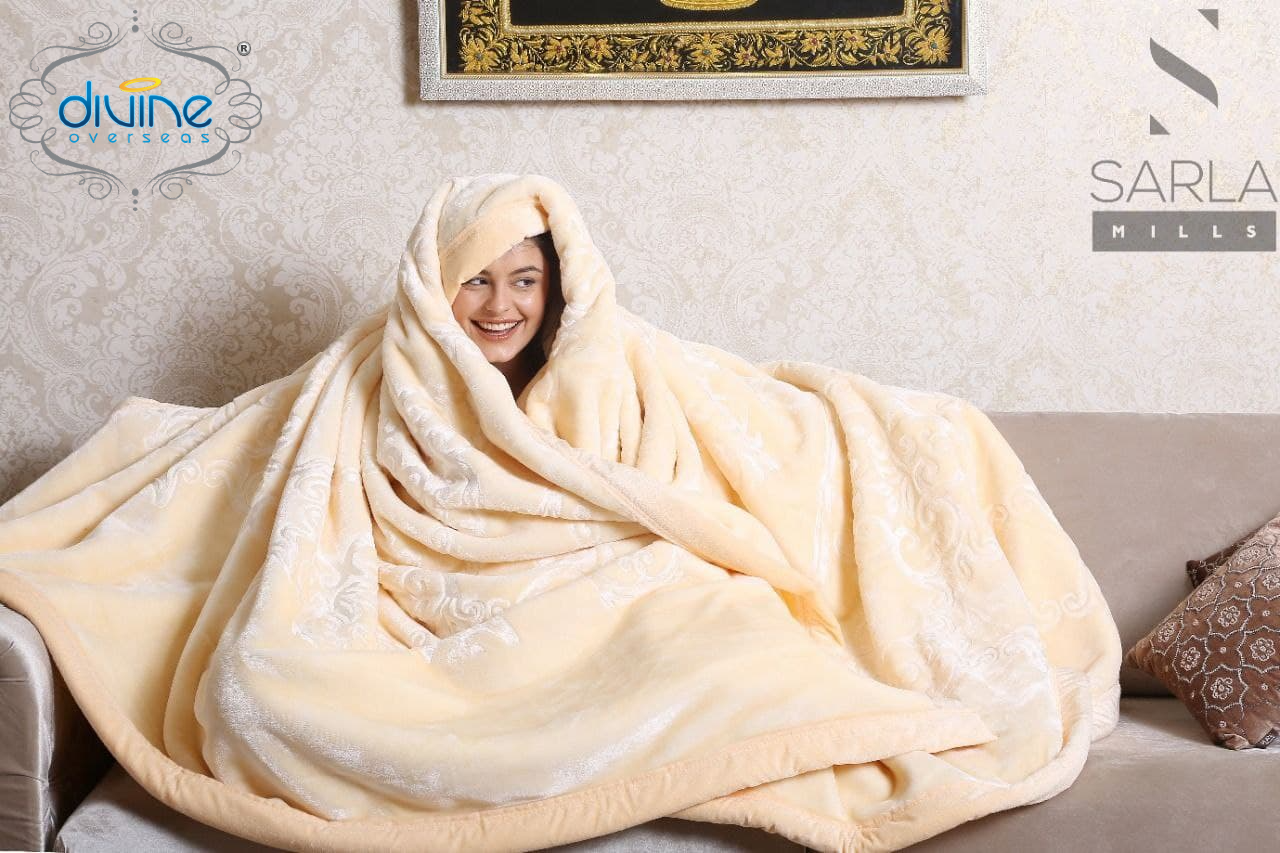 Jalsa Solid Cloudy Blanket - 100% Polyester, Full Size 18.5x23 Inches, Multi Color | Luxurious Soft Mink Bedding For Adults And Children