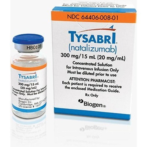 Tysabri Injection - 300 mg, Liquid Formulation for Multiple Sclerosis Treatment, 15 ml Pack, Administered as Directed by Physician