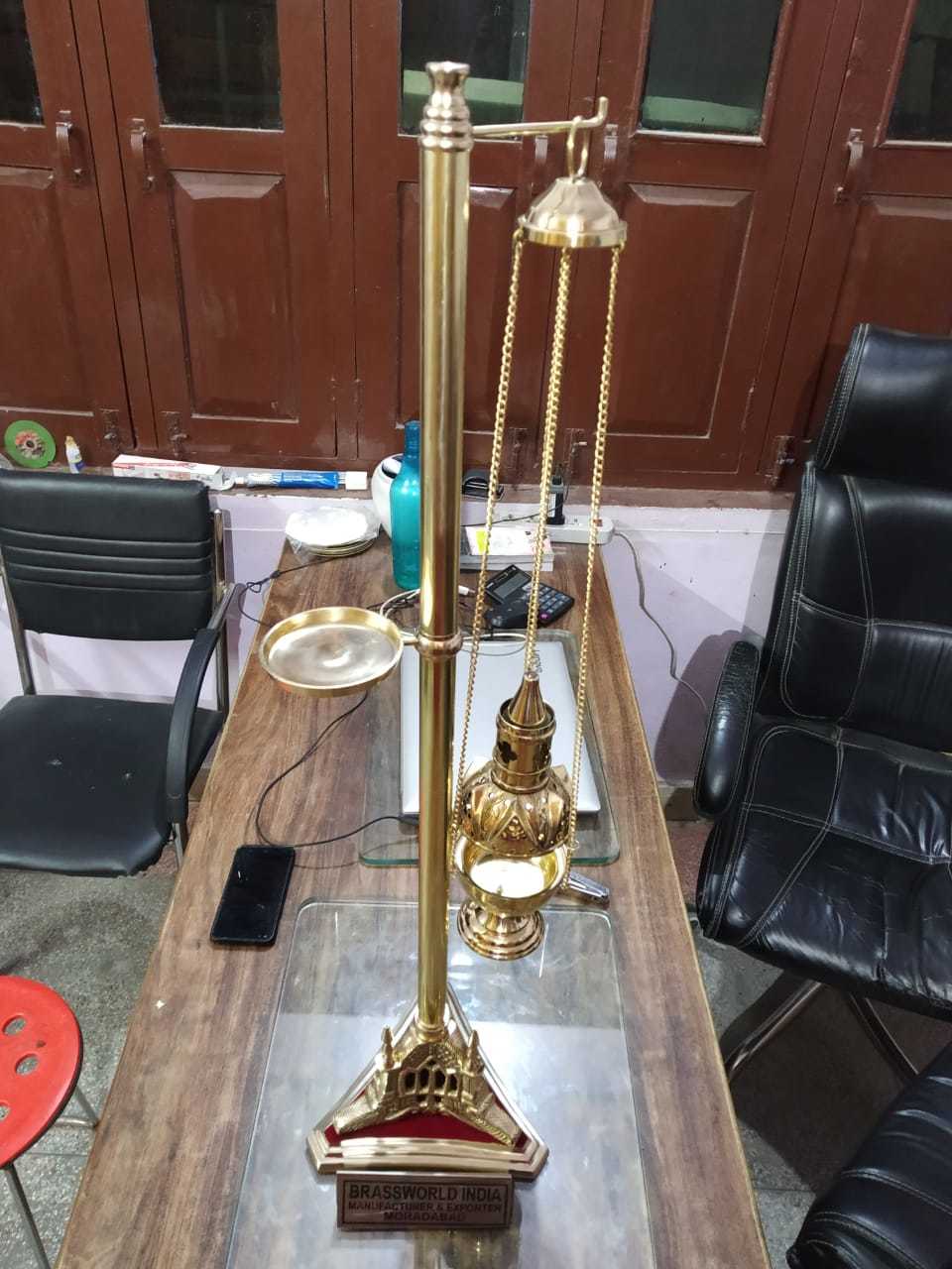 Brass Big Alter Cross Church Supplies