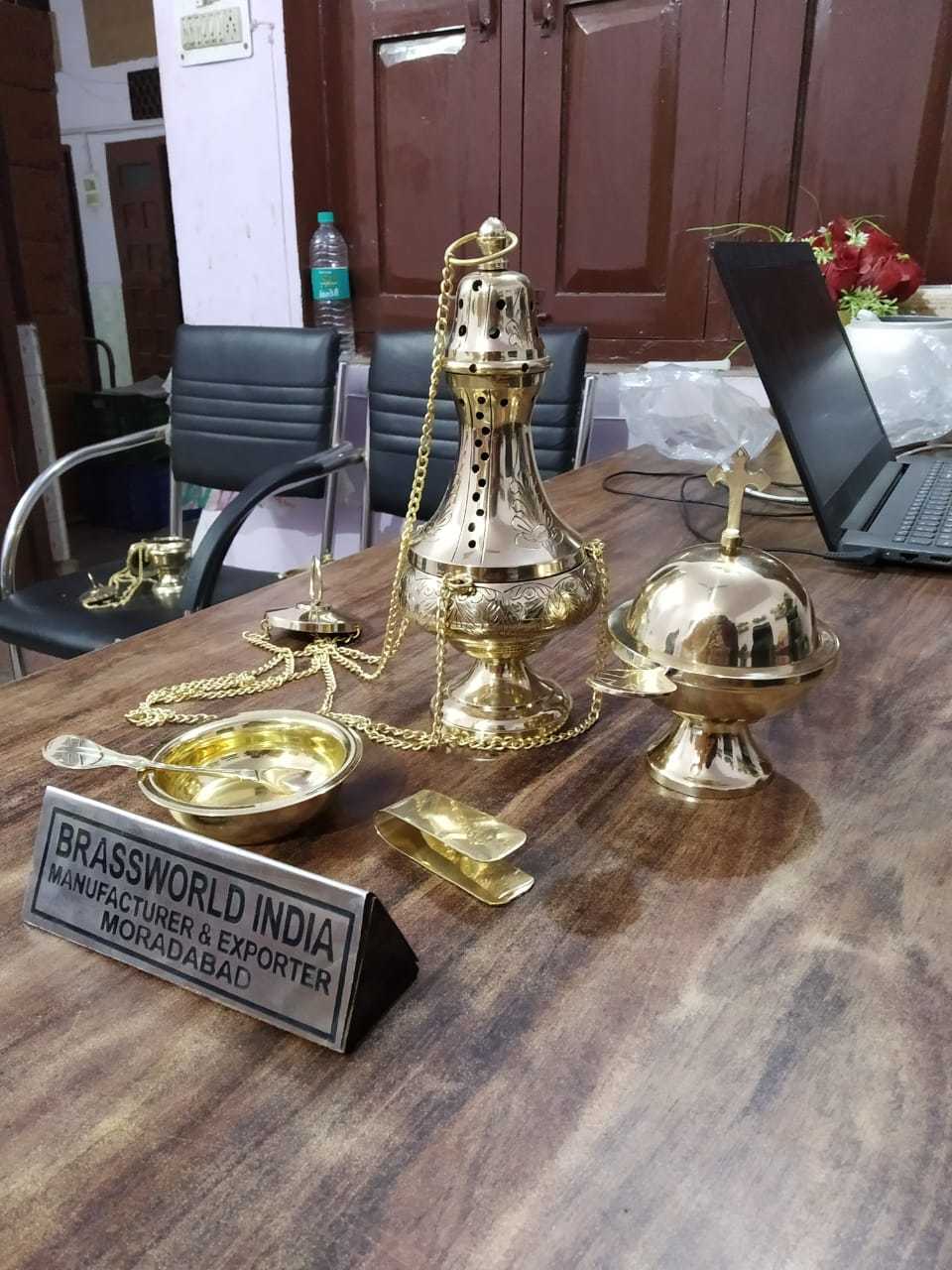 Brass Big Alter Cross Church Supplies