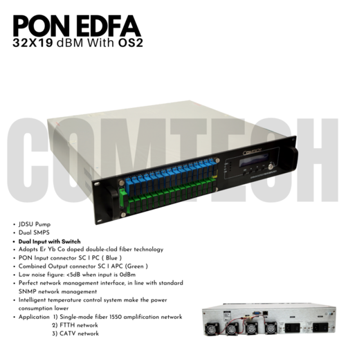 Pon Edfa 32X19 Dbm With Os2 Port: 32