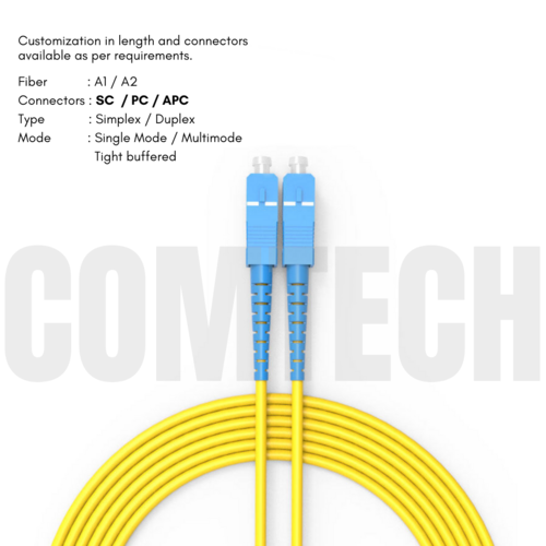 Optical Patch Cords Sc Pc | Apc - Made In India Armored Material: Na