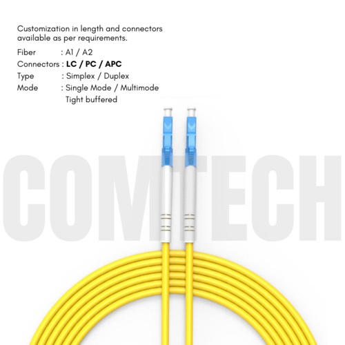 Optical Patch Cords Lc Pc | Apc - Made In India Armored Material: Na