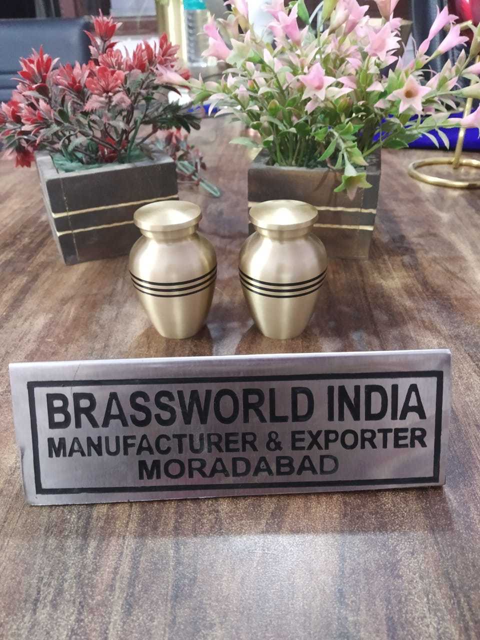 Brass Different Designed Of Keepsake Urn By Brassworld India