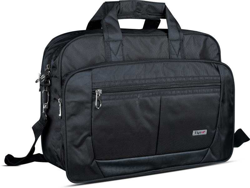 Office Hand Bag - 11x16x6 Inch, Black | 7 Liter Capacity, Zip Closure, Customizable Design, Lightweight At 500 Grams