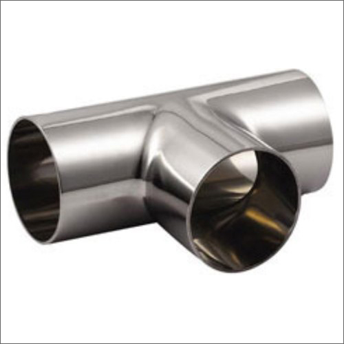 Stainless Steel Tee Pipe Fitting - Round Shape | Durable Stainless Steel Material, Ideal for Versatile Piping Solutions