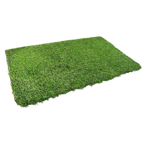 Artificial Grass Door Mat - 39x21 Inches, Green Polyester | Easy to Clean, Eco-Friendly, UV Resistant, Water Resistant