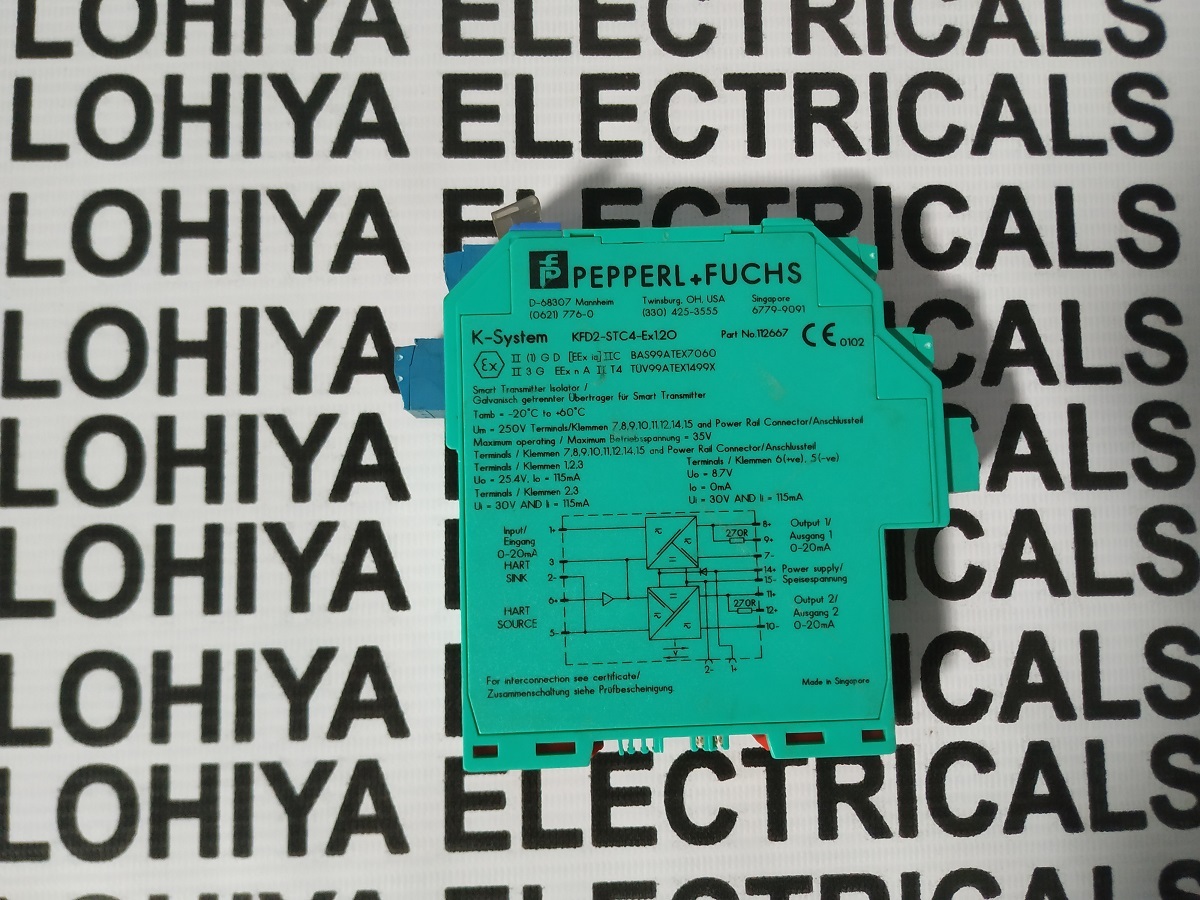 Pepperl + Fuchs Amplifier Module Kfd2-stc4-ex1.20