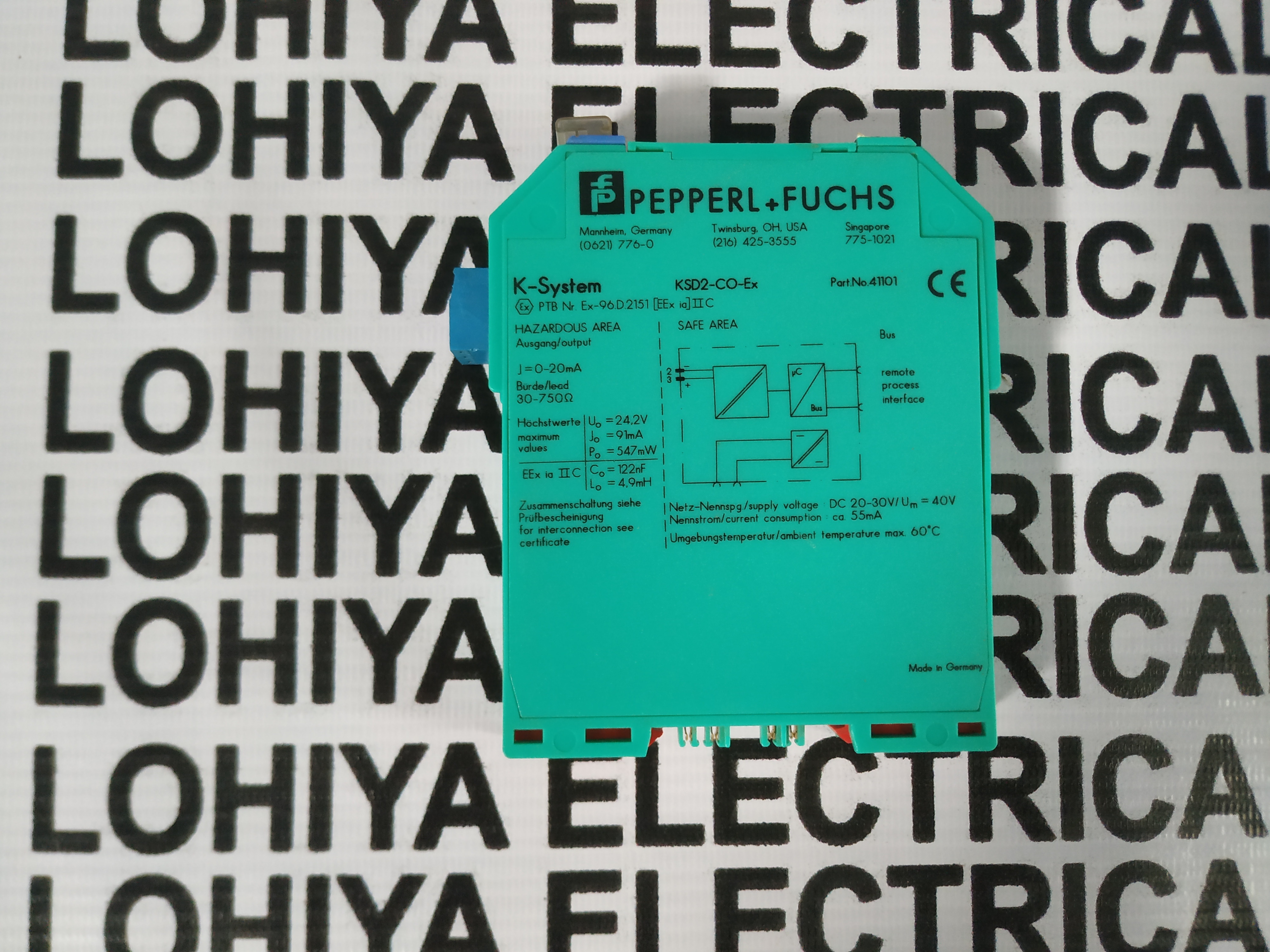 Pepperl + Fuchs Power Supply Module Ksd2-co-ex