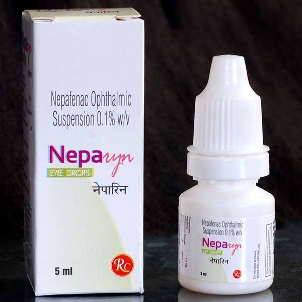 Nepafenac 0.01% W/v Drop Age Group: Adult