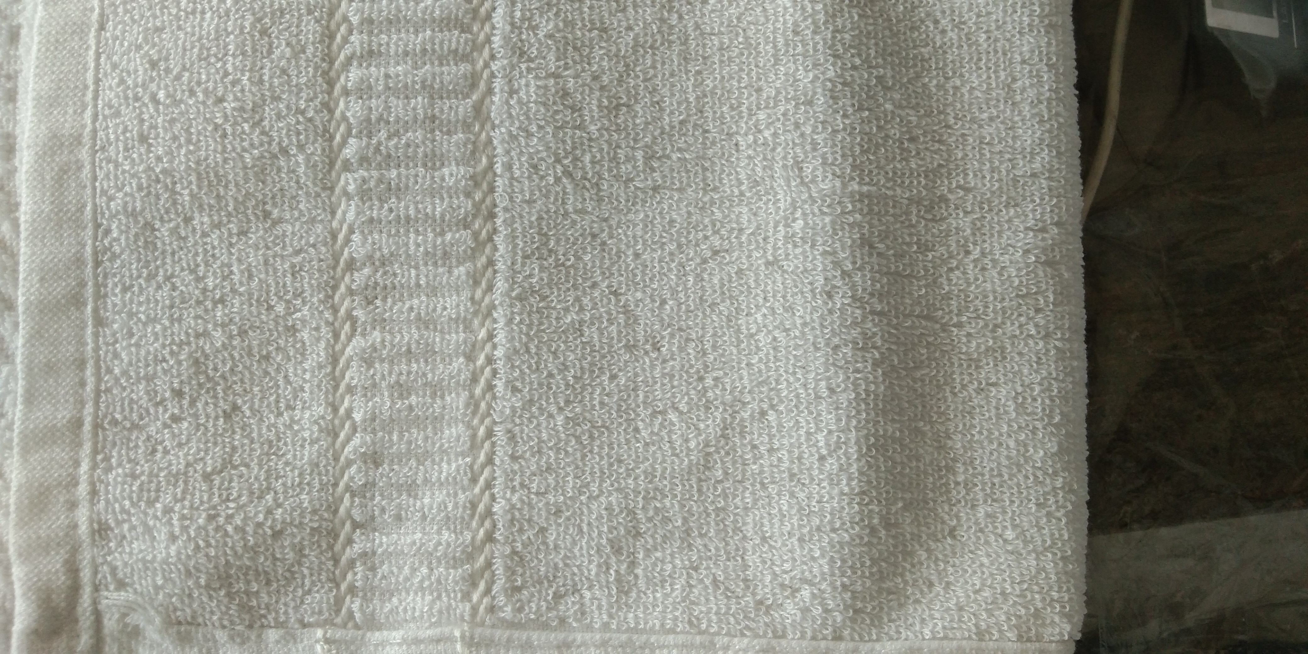 Terry Towel - Color: White