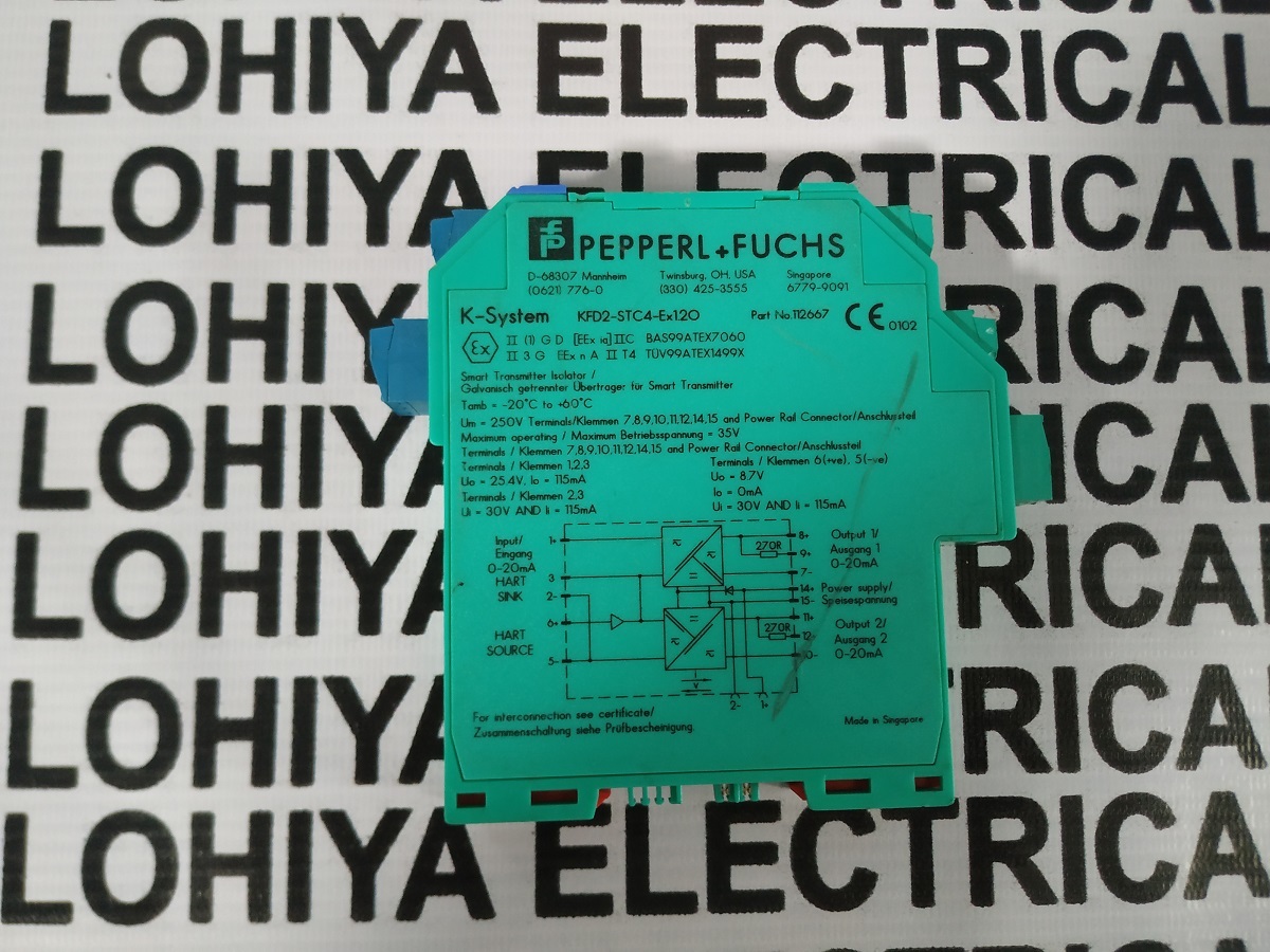 Pepperl + Fuchs Analog Input Module Kfd2-stc4-ex1.20