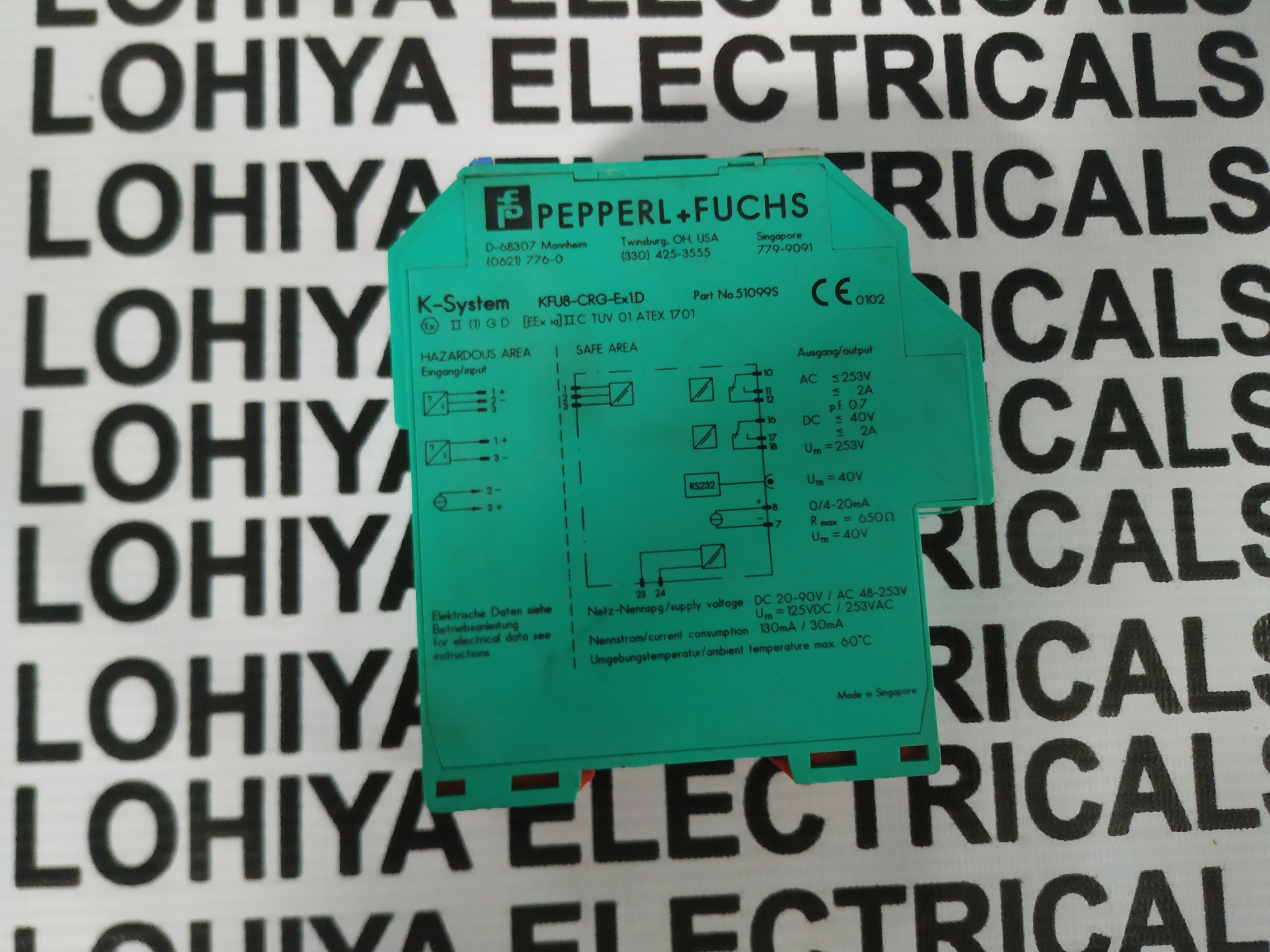Pepperl + Fuchs Analog Input Module Kfu8-crg-ex1.d