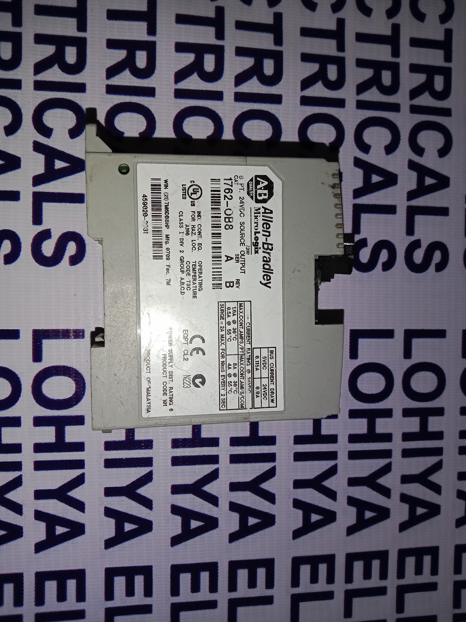 Allen Bradley Digital Output Module 1762-0b8