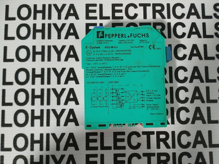 Pepperl + Fuchs Amplifier Module Kfd2-rr-ex1