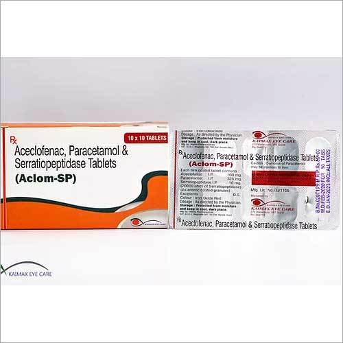 Aceclofenac Paracetamol Serratiopeptidase Tablet - 500mg/500mg/10mg , Pain Relief and Anti-Inflammatory Benefits