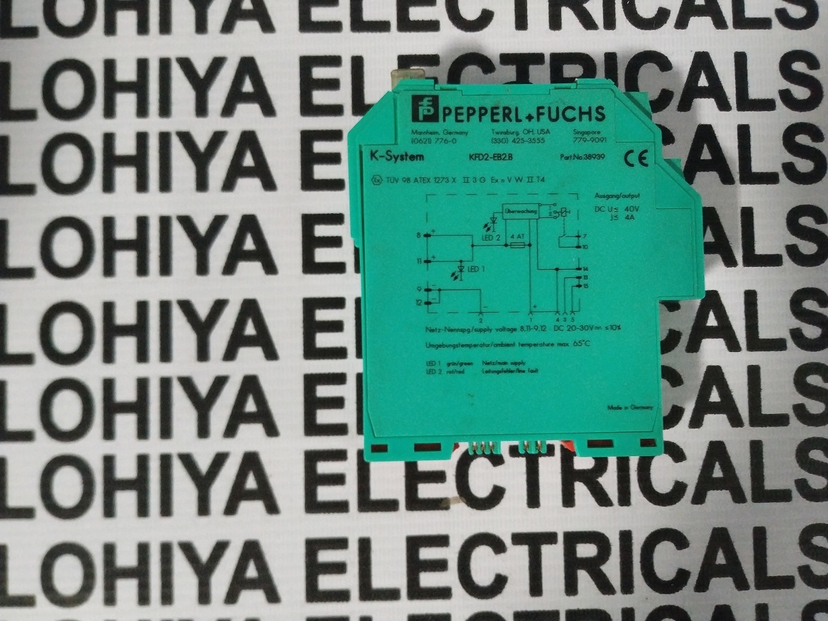 Pepperl + Fuchs Amplifier Module Kfd2-eb2.b