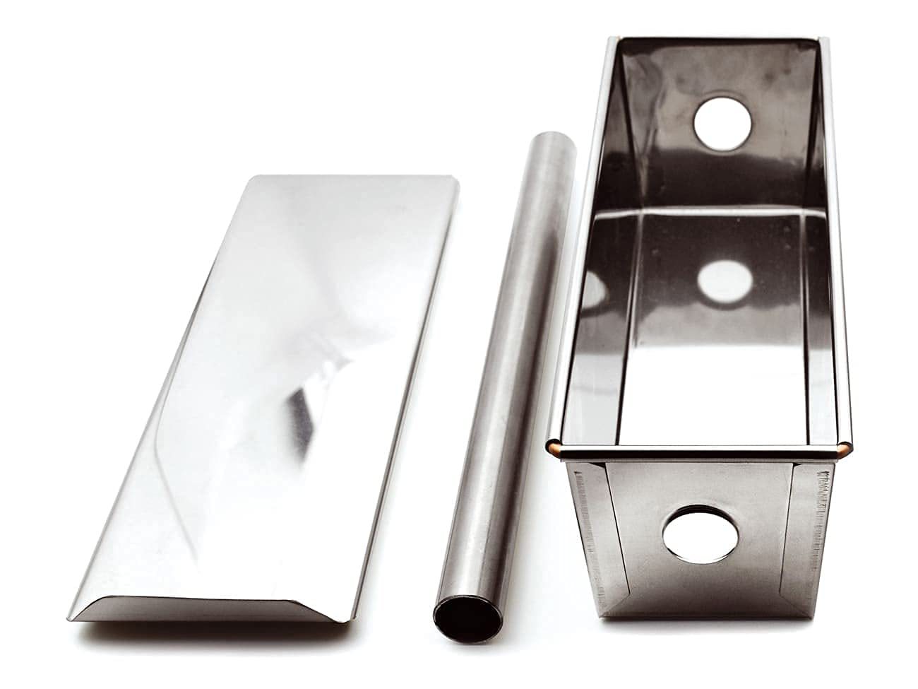 Aluminium Travel Bread Mould (With Rod) - 20x10x7.5 Cm | Durable Aluminium Material, Ideal For Baking Fresh Bread On The Go