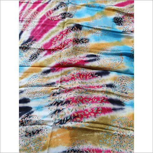Rayon Crepe Fabric Dupatta - 100gm, Unique Printed Design With Superior Softness And Breathability
