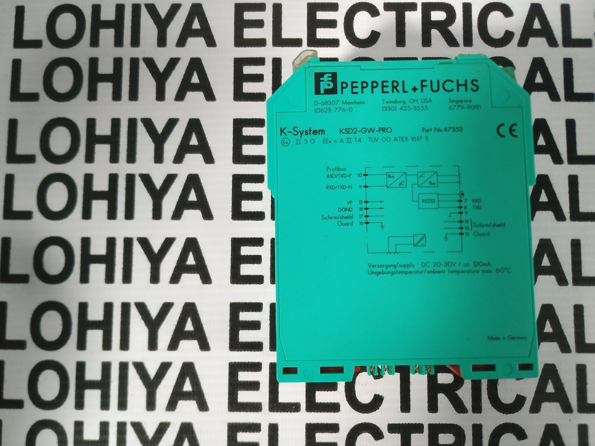 Pepperl + Fuchs Isolated Amplifier Ksd2-gw-pro
