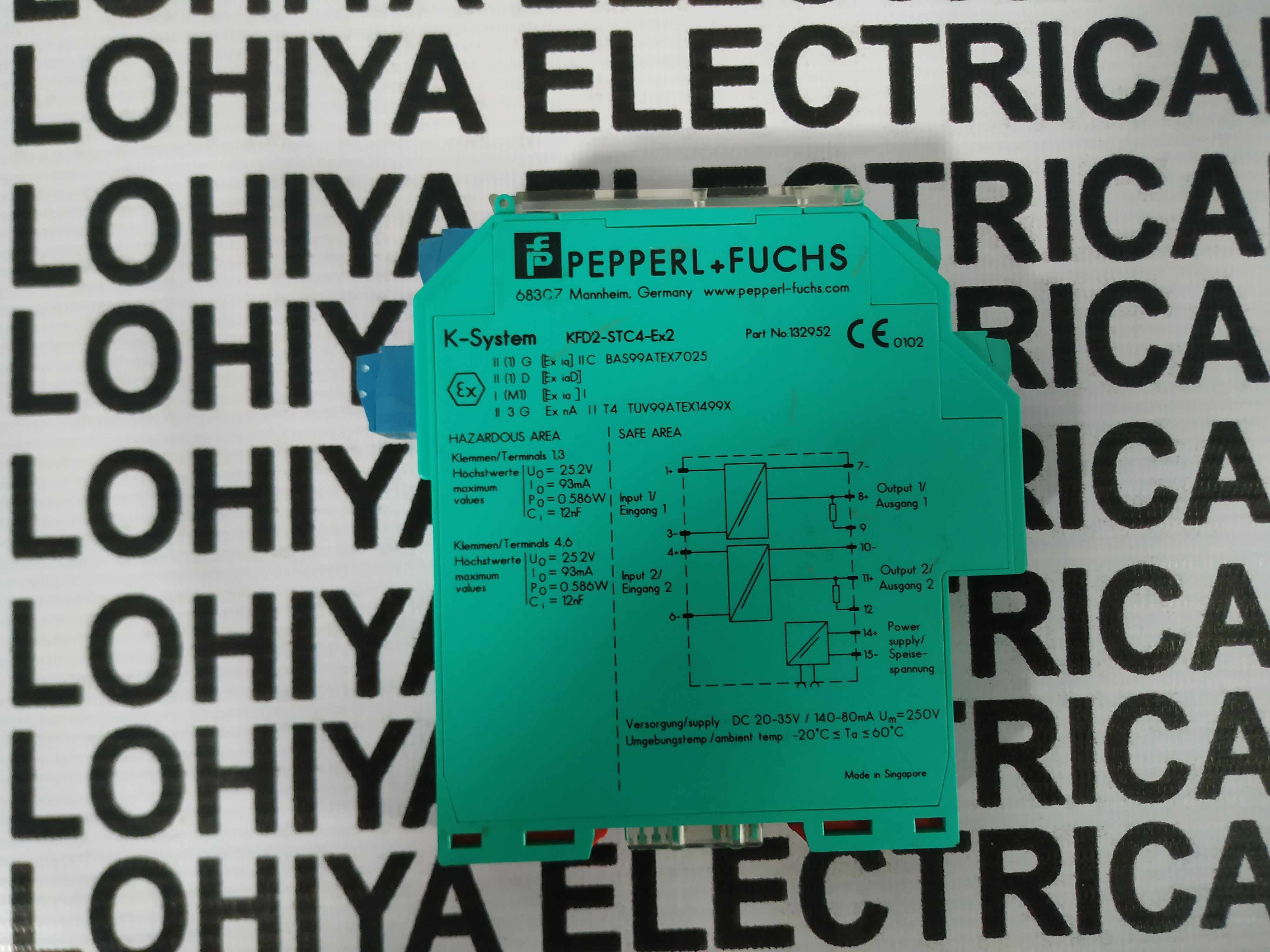 Pepperl + Fuchs Power Module Kfd2-stc4-ex2